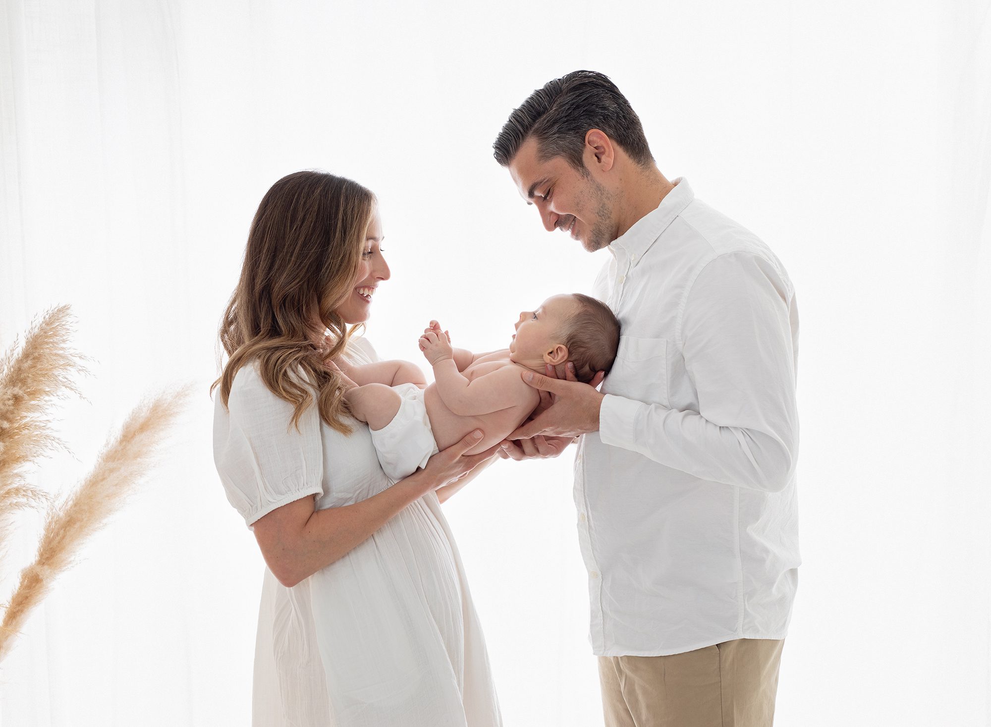 oakville older newborn photographer 3 month old baby boy