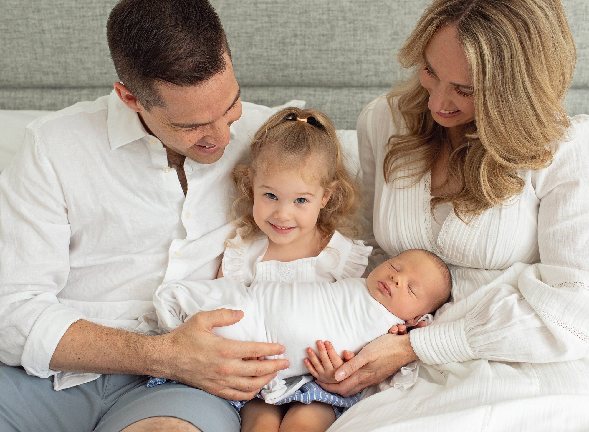 in home newborn session for baby boy A milton ontario photographer