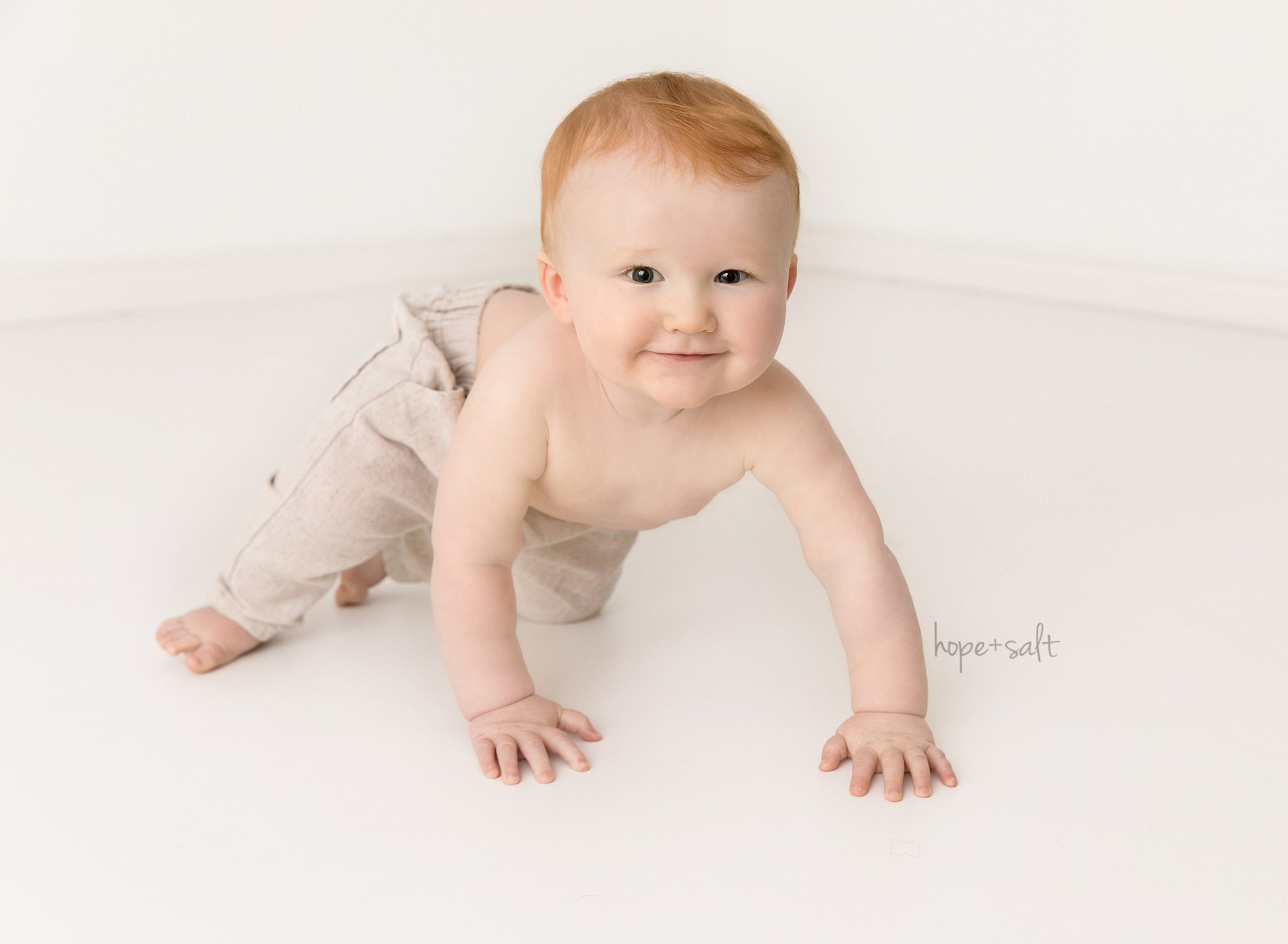Baby Hs 10 Month Portraits Burlington Studio Photographer Hope